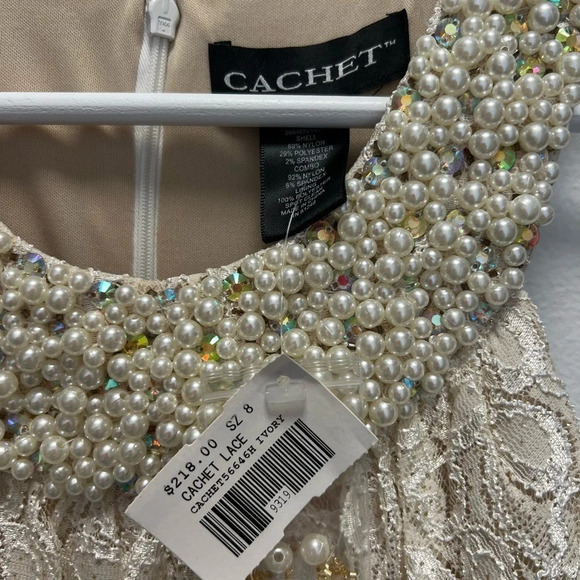 NWT Cachet Lace Dress - Picture 7 of 12